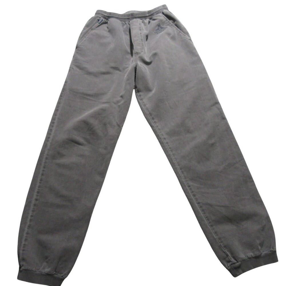 Crazy Shirts Mens Jogger Pants M‎ x 31 Gray 100% Cotton Drawstring Elastic